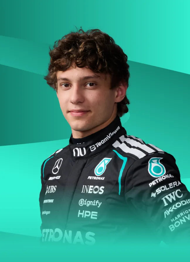 Andrea Kimi Antonelli Mercedes F1 Racing Suits Collection Reaxion Racegear