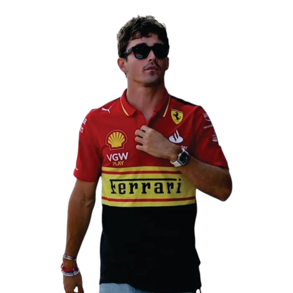 2023 Ferrari Monza GP F1 Polo Shirt - Reaxion Racegear image 1
