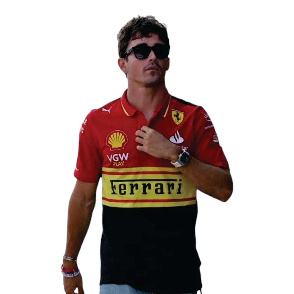 2023 Ferrari Monza GP F1 Polo Shirt - Reaxion Racegear image 1
