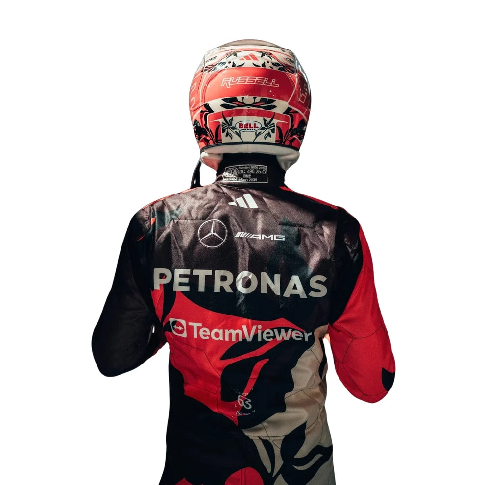 George Russell Mercedes 2025 Miami GP F1 Racing Suit