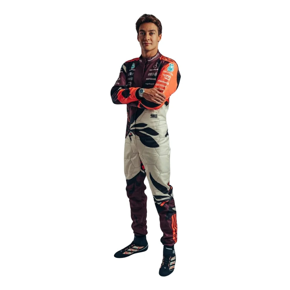 George Russell Mercedes 2025 Miami GP F1 Racing Suit