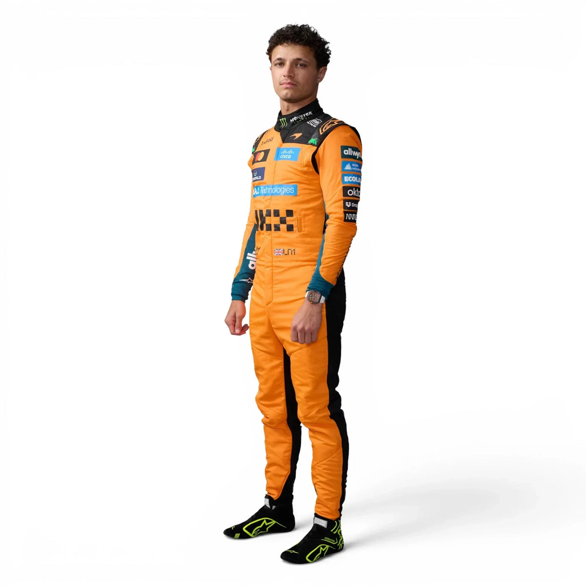 Lando Norris 2026 F1 Inspired Race Suit — McLaren Livery Replica | Reaxion Racegear