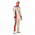 2026 Ferrari Charles Leclerc Monaco GP F1 Racing Suit – White and Red Scuderia Ferrari Formula 1 Replica Race Suit