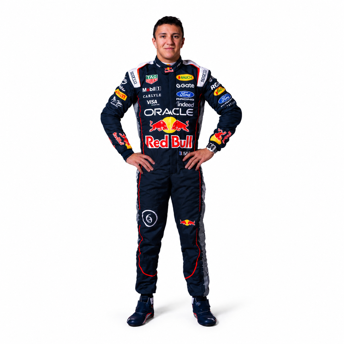 2026 Red Bull Isack Hadjar Zandvoort Dutch GP F1 Racing Suit – Navy Blue Replica Race Suit
