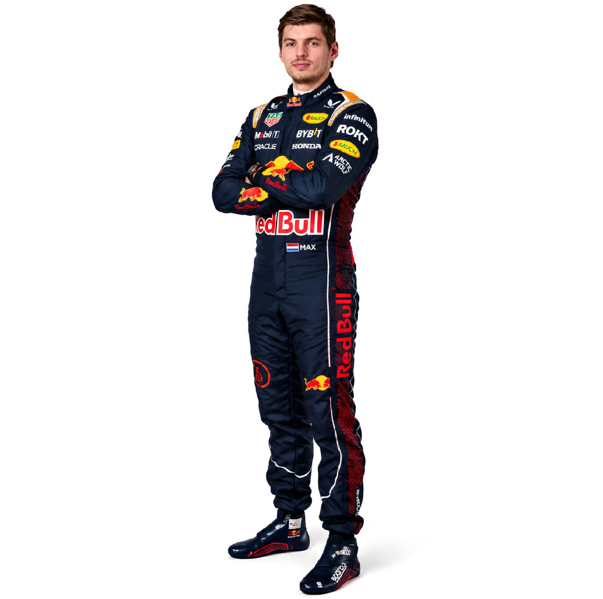 2026 Red Bull Max Verstappen Zandvoort Dutch GP F1 Racing Suit – Navy Blue Replica Race Suit