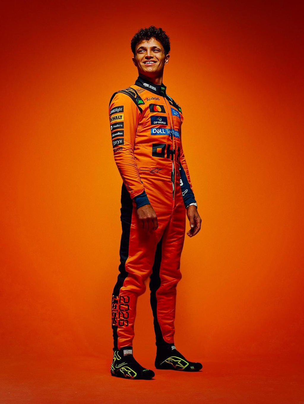 F1 Lando Norris Inspired Suit – F1 Racing Fan Gear – Motorsport Costume