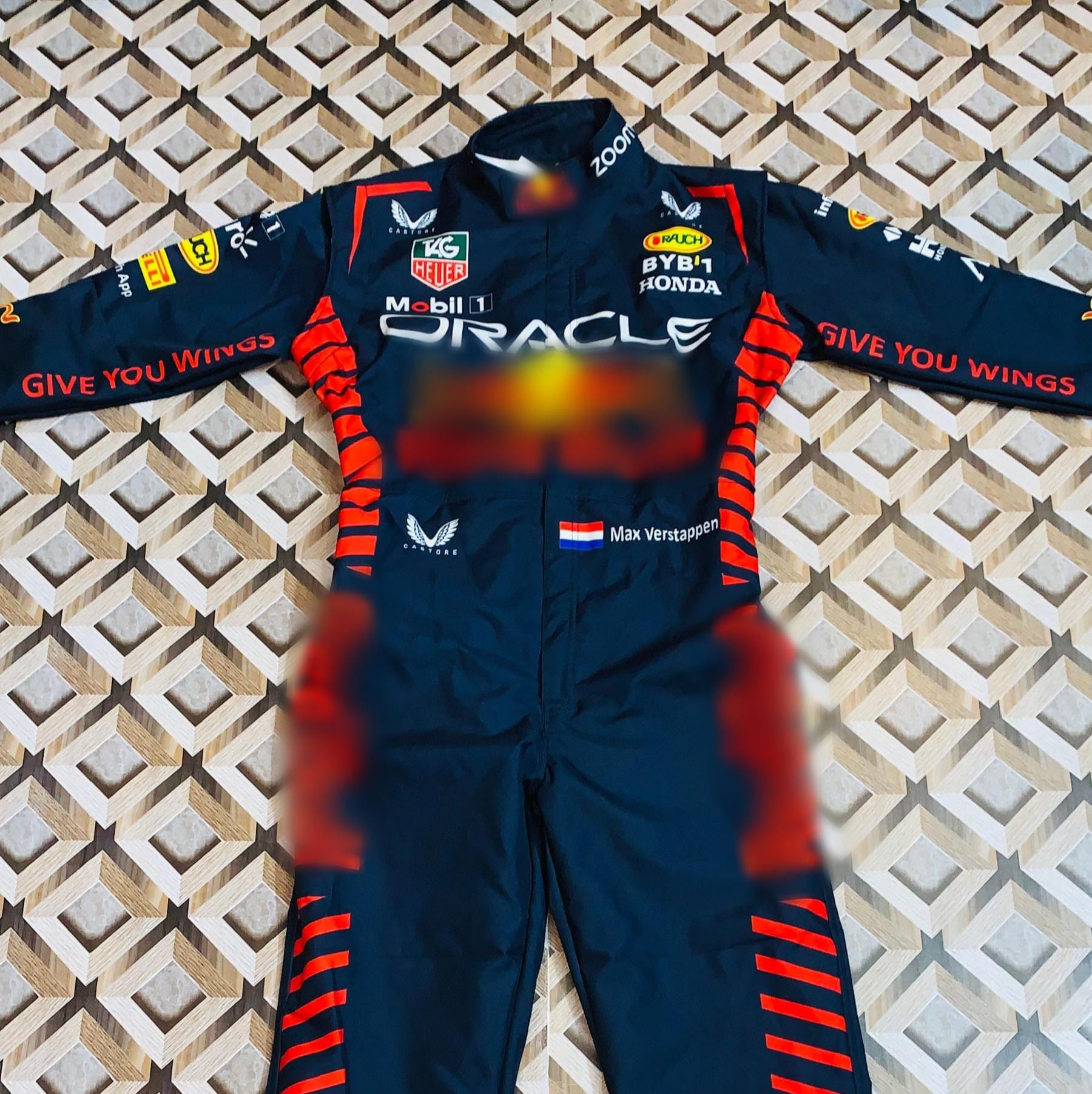 Handmade Inspired Max F1 Racing Suit – Custom Motorsport Fan Costume
