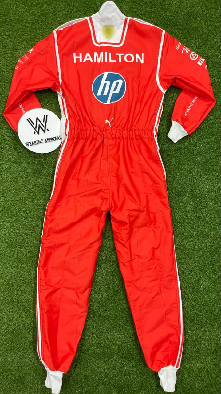 Custom F1 Racing Suit Inspired by Lewis Hamilton |Motorsport Cosplay Jumpsuit, Formula 1 Costume