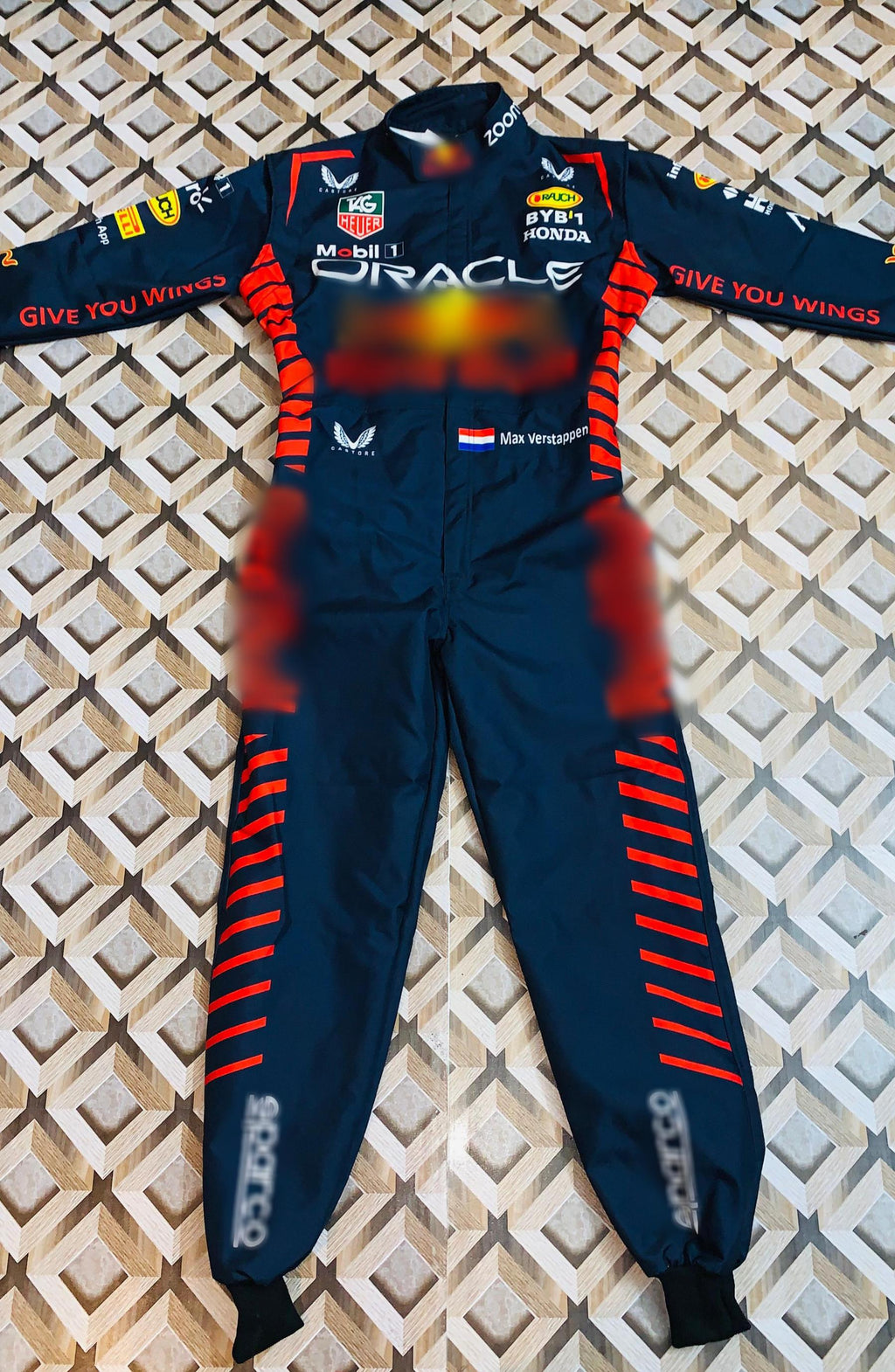 Handmade Inspired Max F1 Racing Suit – Custom Motorsport Fan Costume