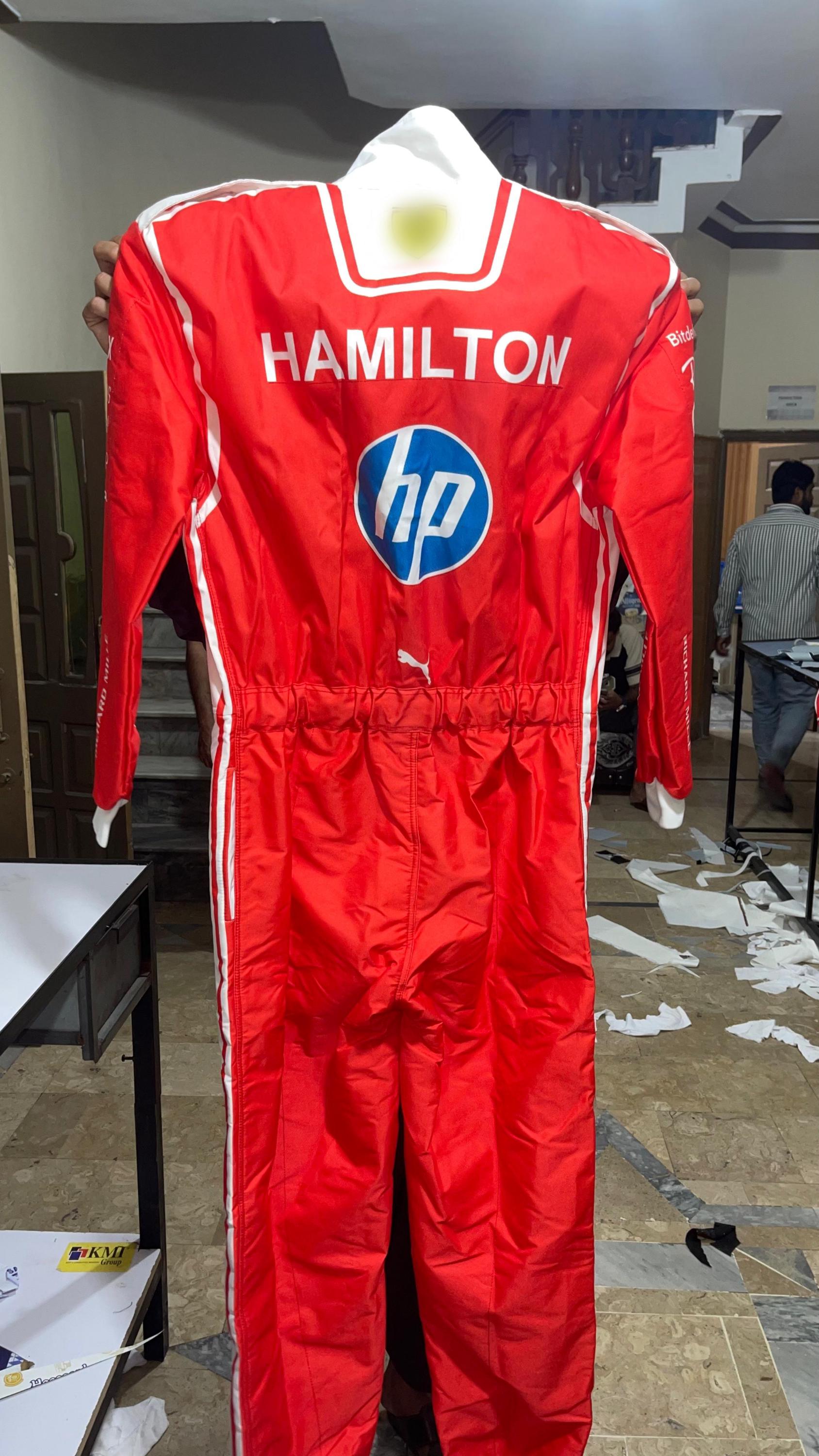 Lewis Hamilton 2026 Racing Suit | Formula 1 Driver Race Overalls | Motorsport Costume