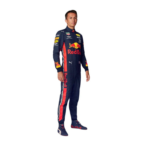 Alexander Albon Red Bull 2019 F1 Racing Suit on a white background