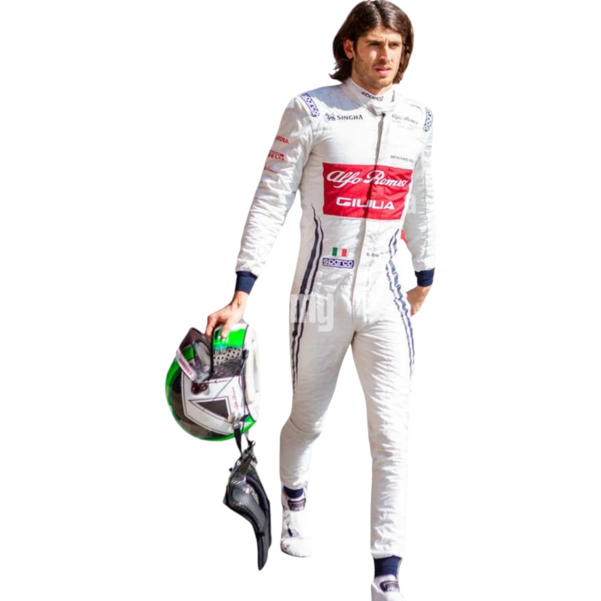 Antonio Giovinazzi 2019 Alfa Romeo F1 Race Suit - Reaxion Racegear image 3
