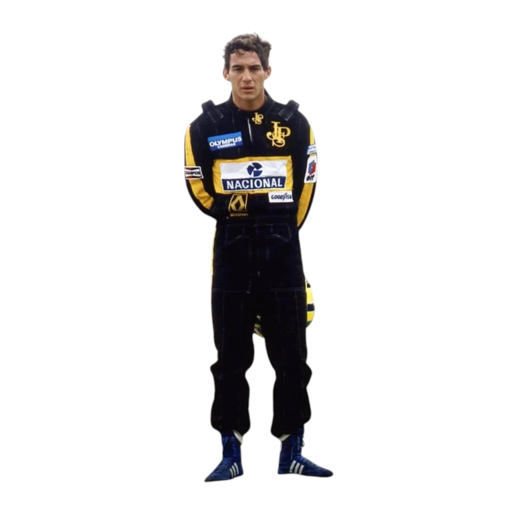 Ayrton Senna 1985 Lotus F1 Racing Suit - Reaxion Racegear image 1