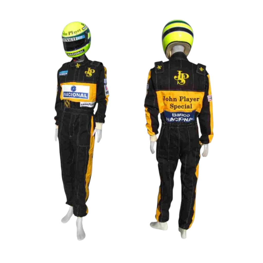 Ayrton Senna 1985 Lotus F1 Racing Suit - Reaxion Racegear image 3