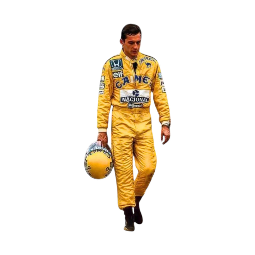 Ayrton Senna 1987 Lotus F1 Racing Suit - Reaxion Racegear image 1