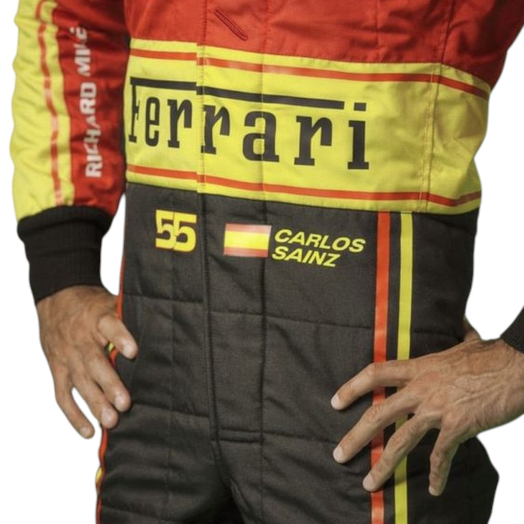 Carlos Sainz 2023 Ferrari Monza GP F1 Race Suit - Reaxion Racegear image 3