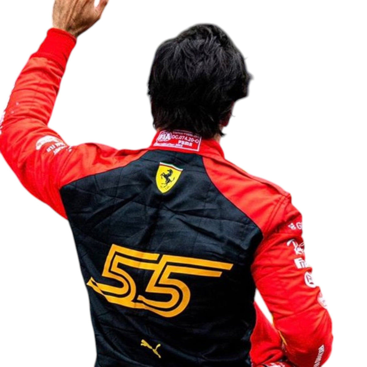 Carlos Sainz 2023 Ferrari Spain GP F1 Race Suit - Reaxion Racegear image 4