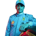 Carlos Sainz 2024 Ferrari Miami GP F1 Race Suit - Reaxion Racegear image 1