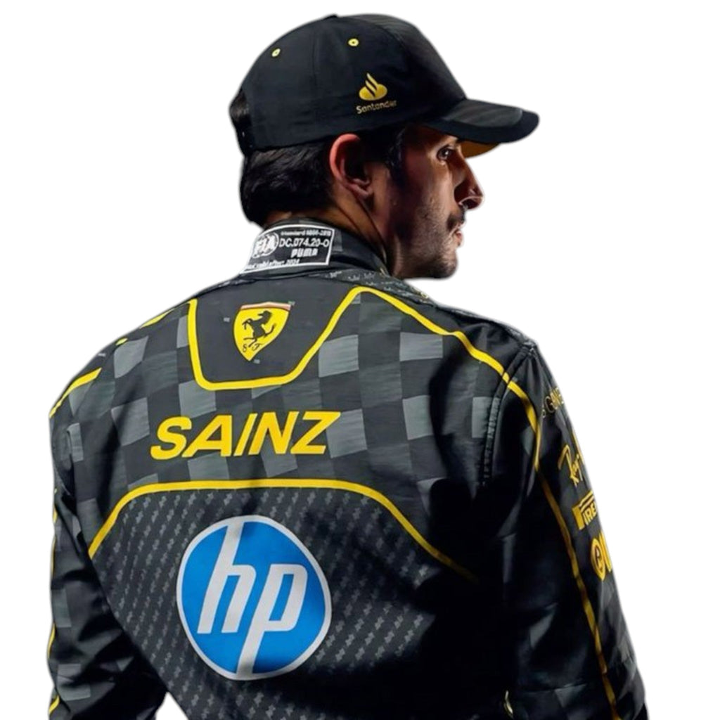 Carlos Sainz 2024 Ferrari Monza GP F1 Race Suit - Reaxion Racegear image 2