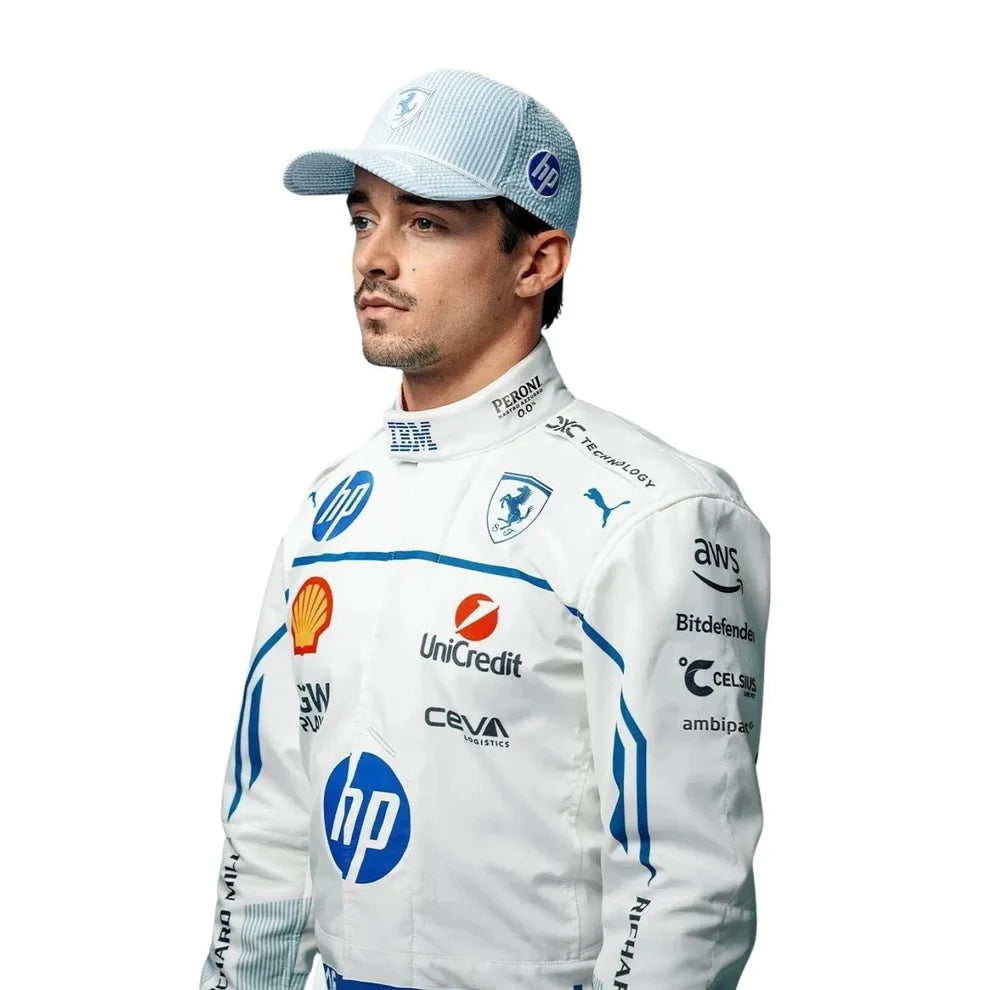 Charles Leclerc Ferrari 2025 Monaco GP F1 Racing Suit
