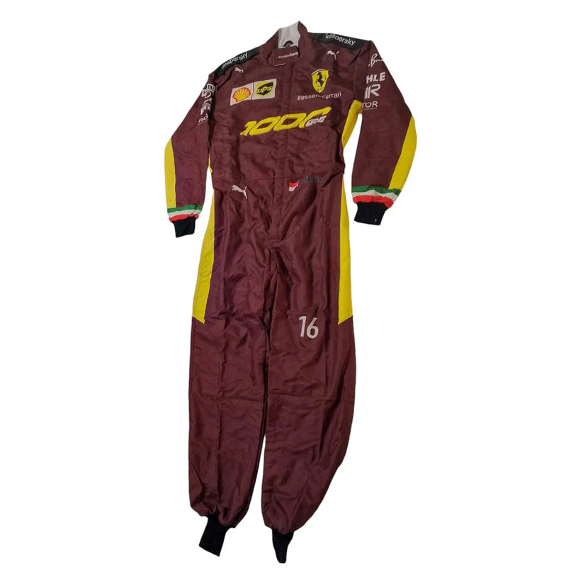 Charles Leclerc Ferrari 2020 1000 GP F1 Racing Suit