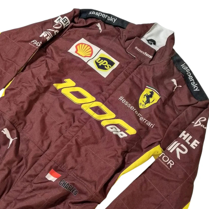 Charles Leclerc Ferrari 2020 1000 GP F1 Racing Suit