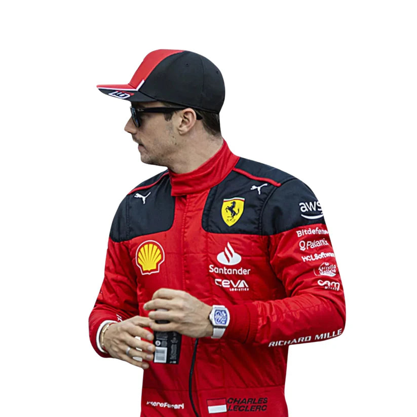 Charles Leclerc Ferrari 2022 F1 Racing Suit
