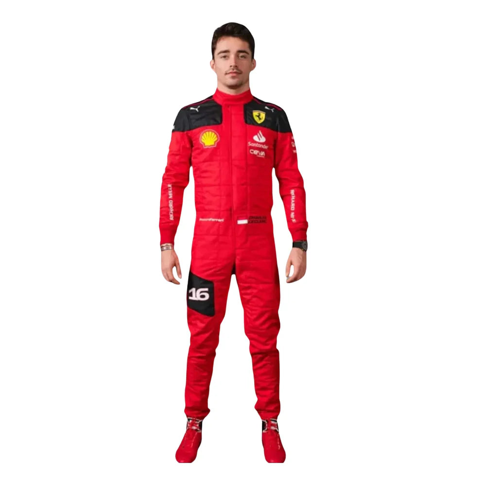 Charles Leclerc Ferrari 2023 F1 Racing Suit