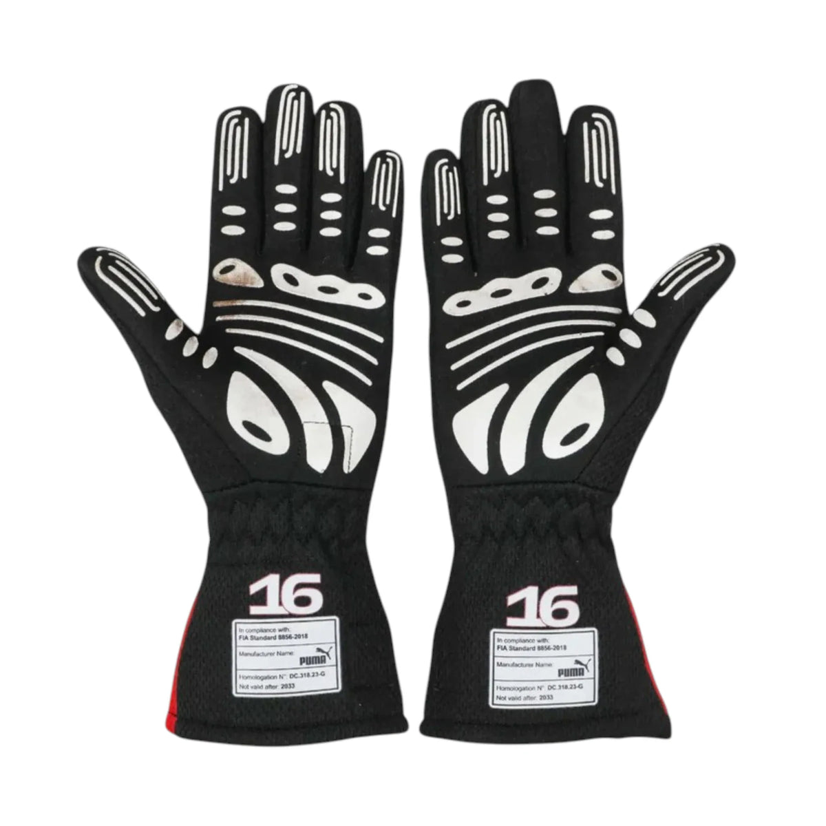 Charles Leclerc 2023 Ferrari F1 Racing Gloves - Reaxion Racegear image 2