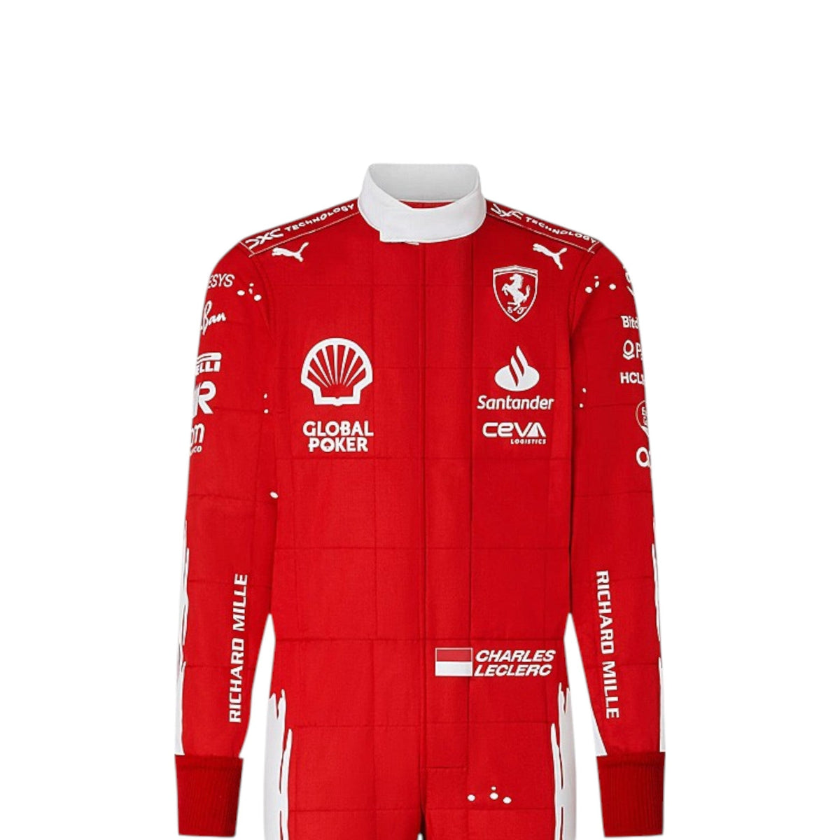 Charles Leclerc 2023 Ferrari (Las Vegas GP Special Edition) F1 Race Suit - Reaxion Racegear image 1