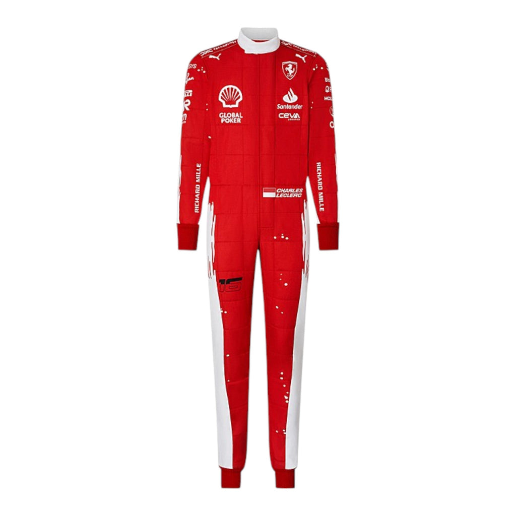 Charles Leclerc 2023 Ferrari (Las Vegas GP Special Edition) F1 Race Suit - Reaxion Racegear image 2