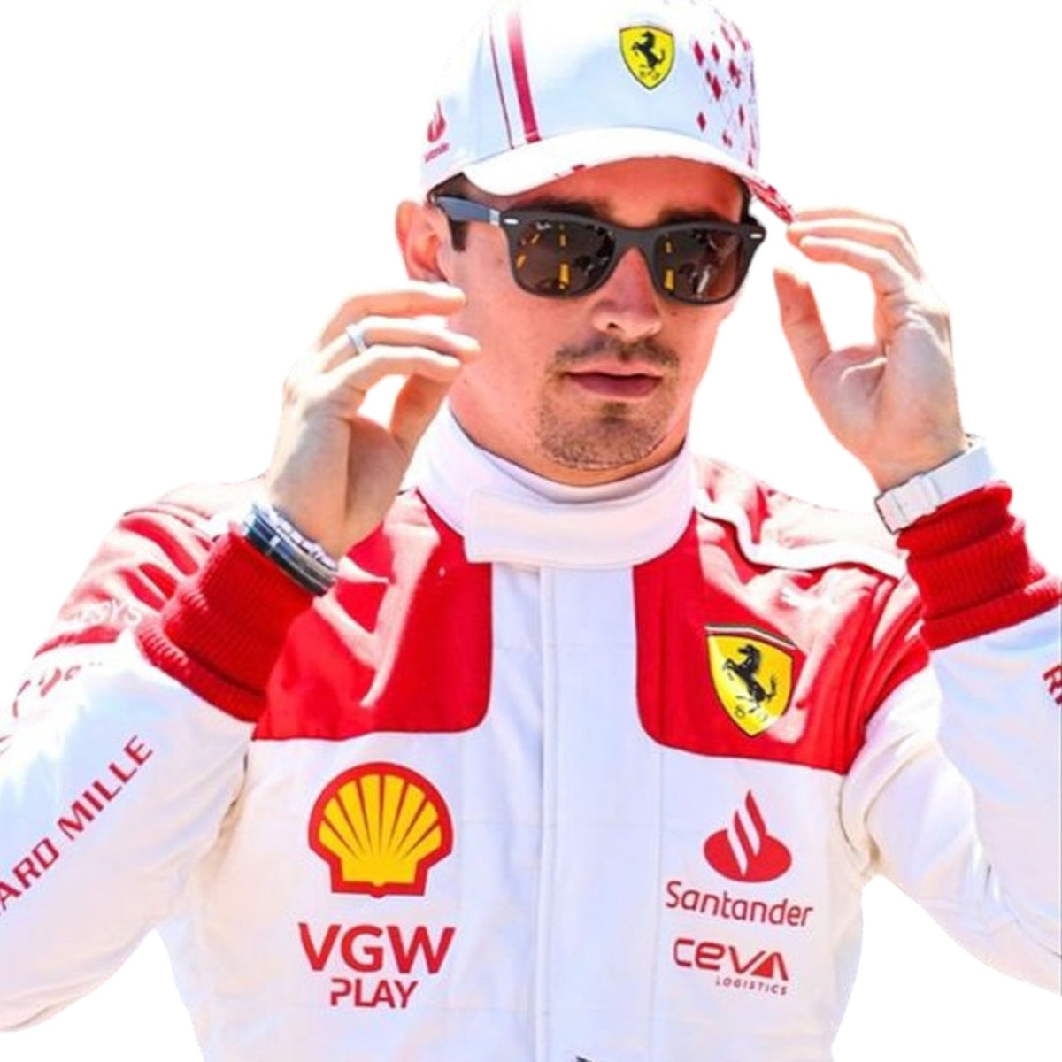 Charles Leclerc 2023 Ferrari Monaco GP F1 Race Suit - Reaxion Racegear image 2