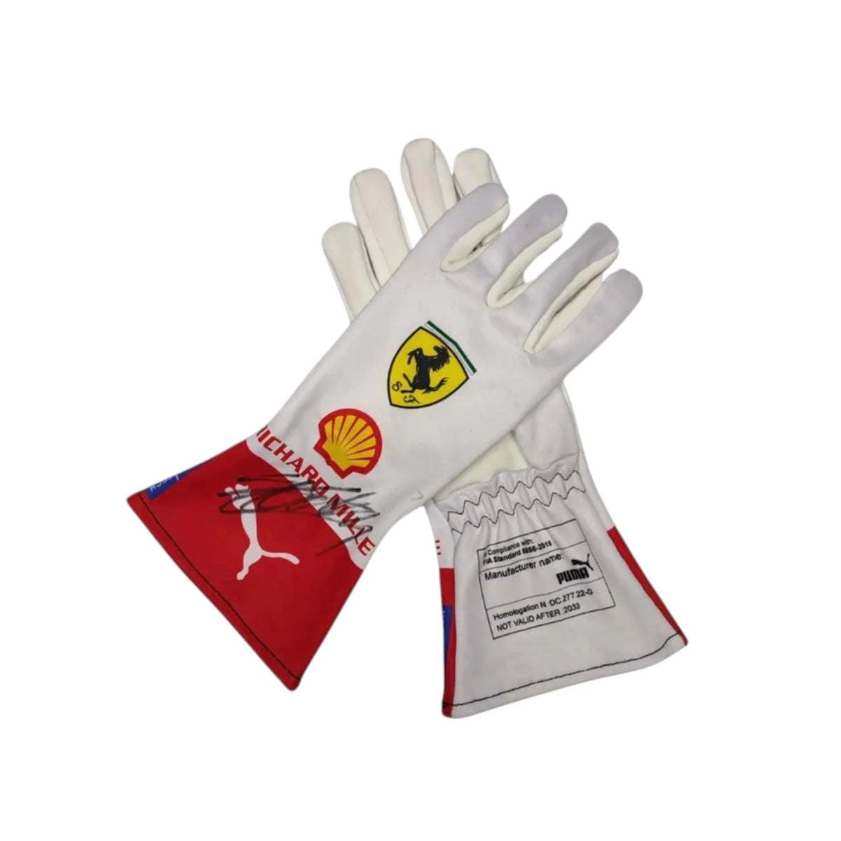 Charles Leclerc 2023 Ferrari Monaco GP F1 Racing Gloves - Reaxion Racegear image 2