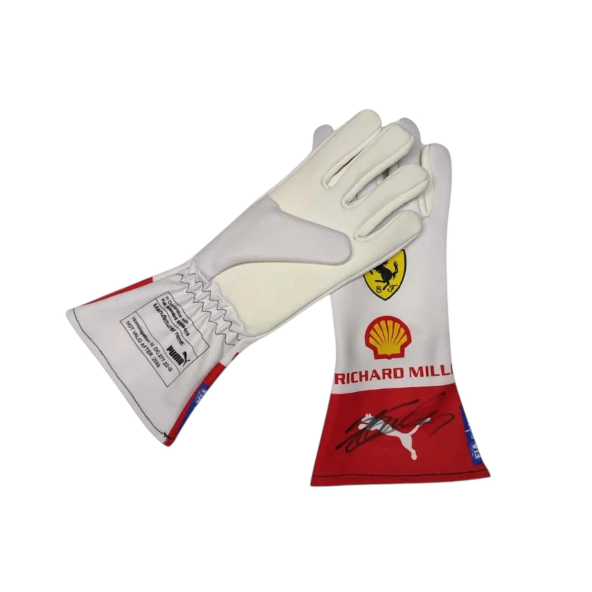 Charles Leclerc 2023 Ferrari Monaco GP F1 Racing Gloves - Reaxion Racegear image 3
