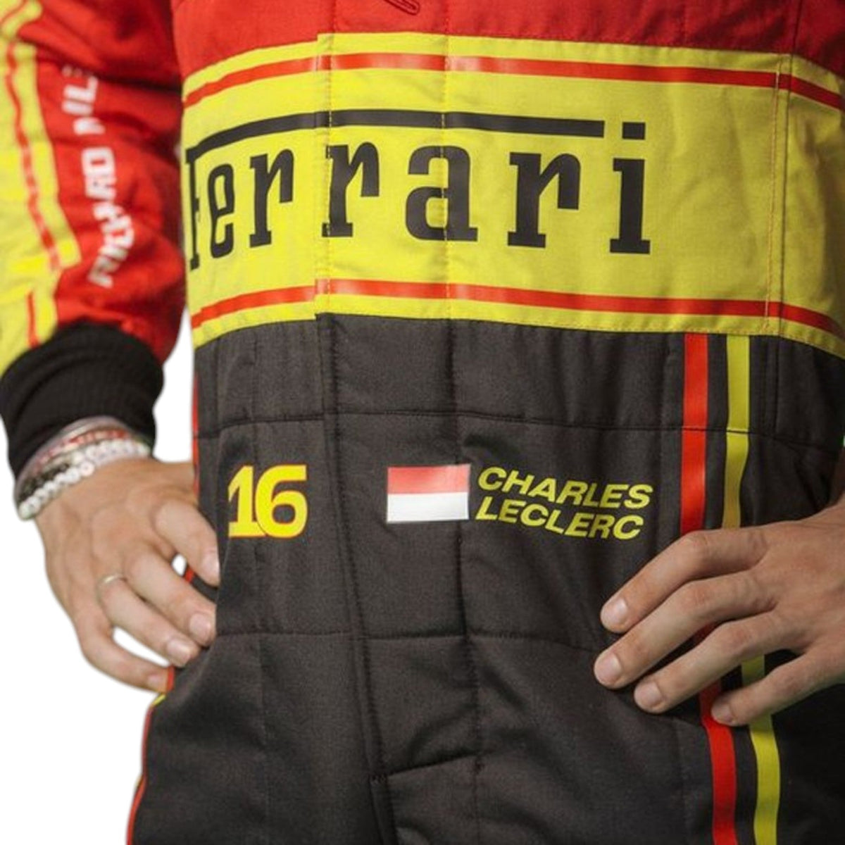 Charles Leclerc 2023 Ferrari Monza GP F1 Race Suit - Reaxion Racegear image 2
