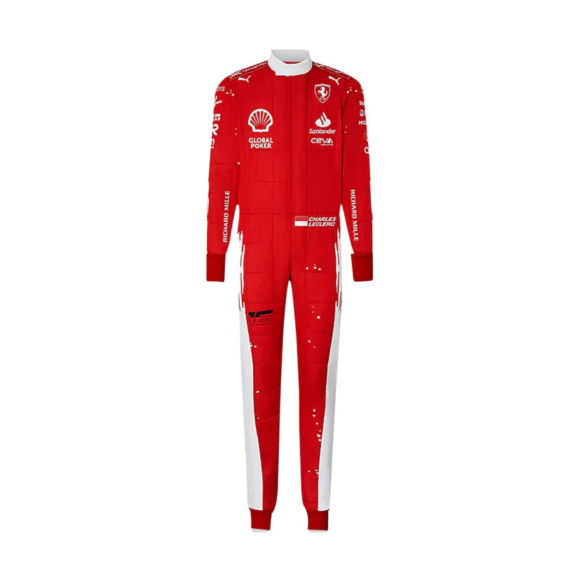 Charles Leclerc Ferrari 2023 Las Vegas GP F1 Racing Suit