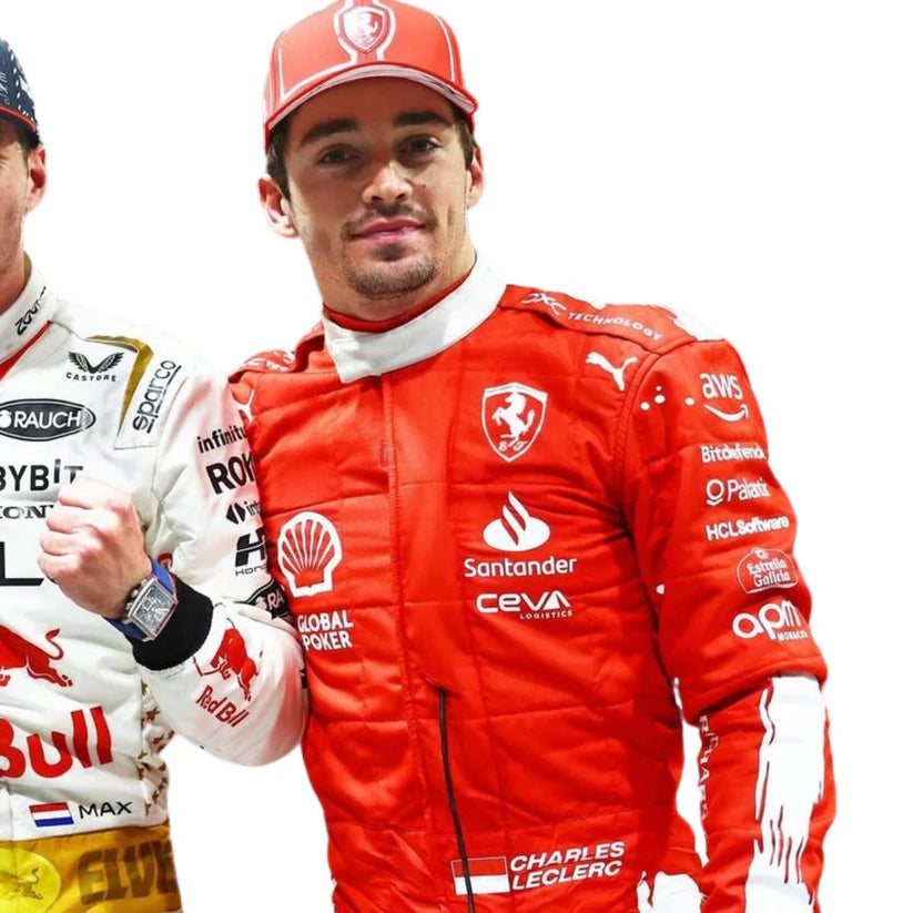 Charles Leclerc Ferrari 2023 Las Vegas GP F1 Racing Suit