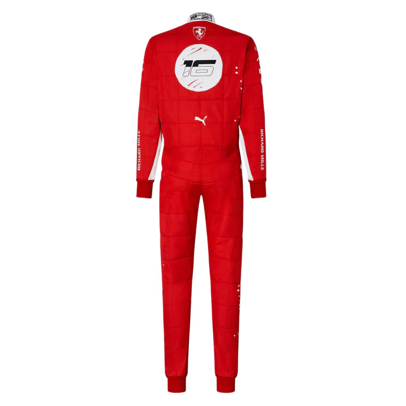 Charles Leclerc Ferrari 2023 Las Vegas GP F1 Racing Suit
