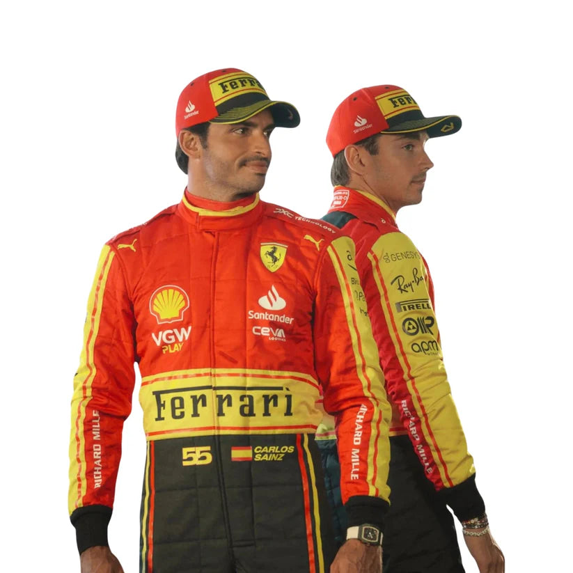 Charles Leclerc Ferrari 2023 Monza Special Edition F1 Racing Suit