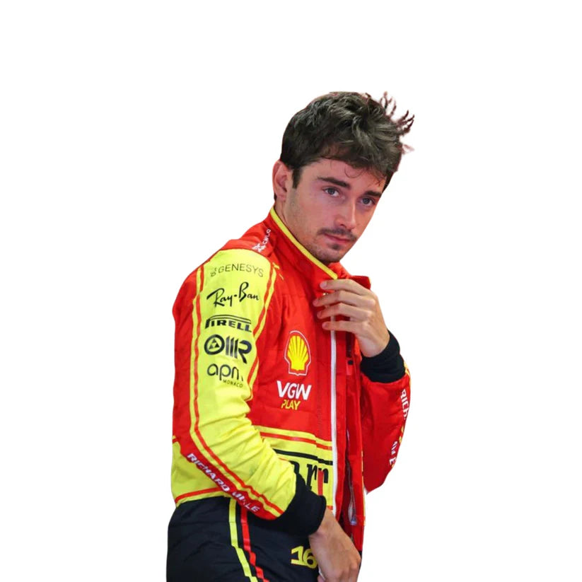 Charles Leclerc Ferrari 2023 Monza Special Edition F1 Racing Suit