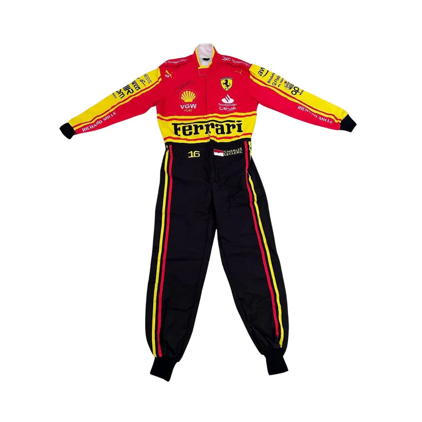 Charles Leclerc Ferrari 2023 Monza Special Edition F1 Racing Suit