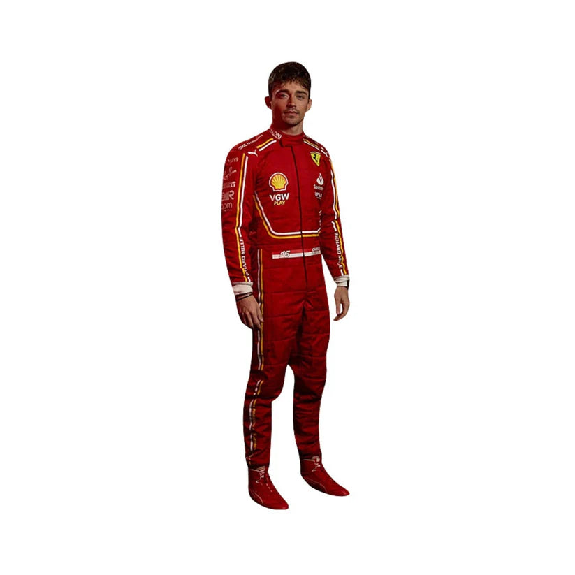 Charles Leclerc Ferrari 2024 F1 Racing Suit