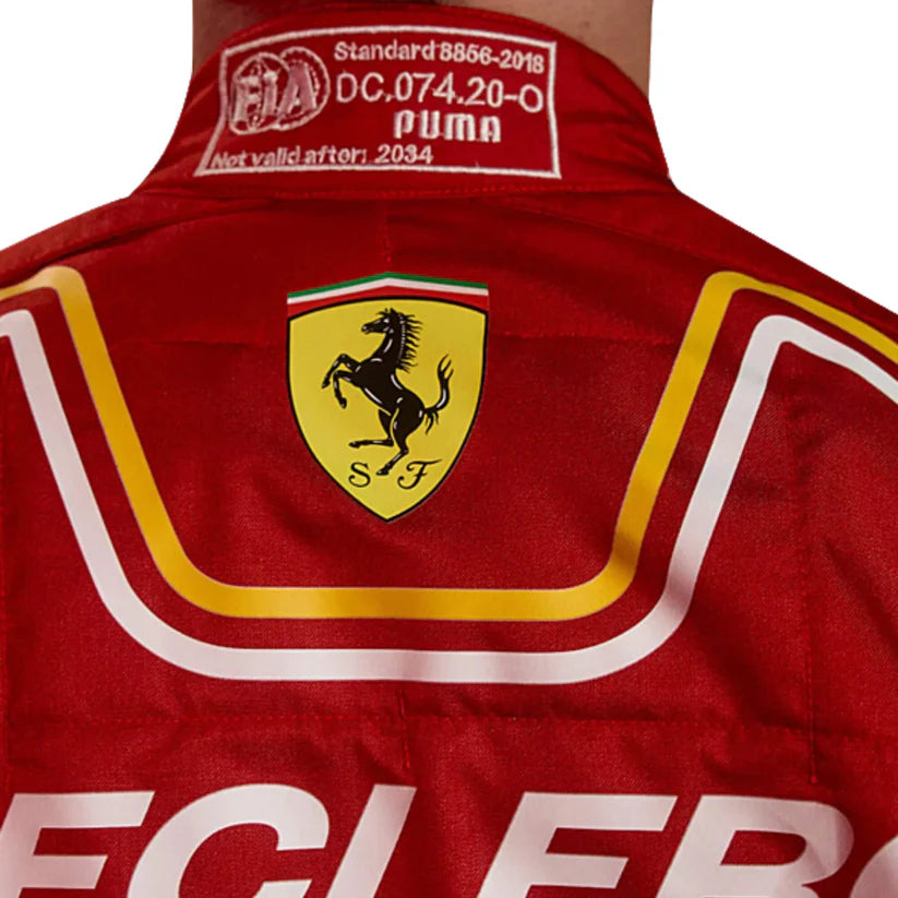 Charles Leclerc Ferrari 2024 F1 Racing Suit