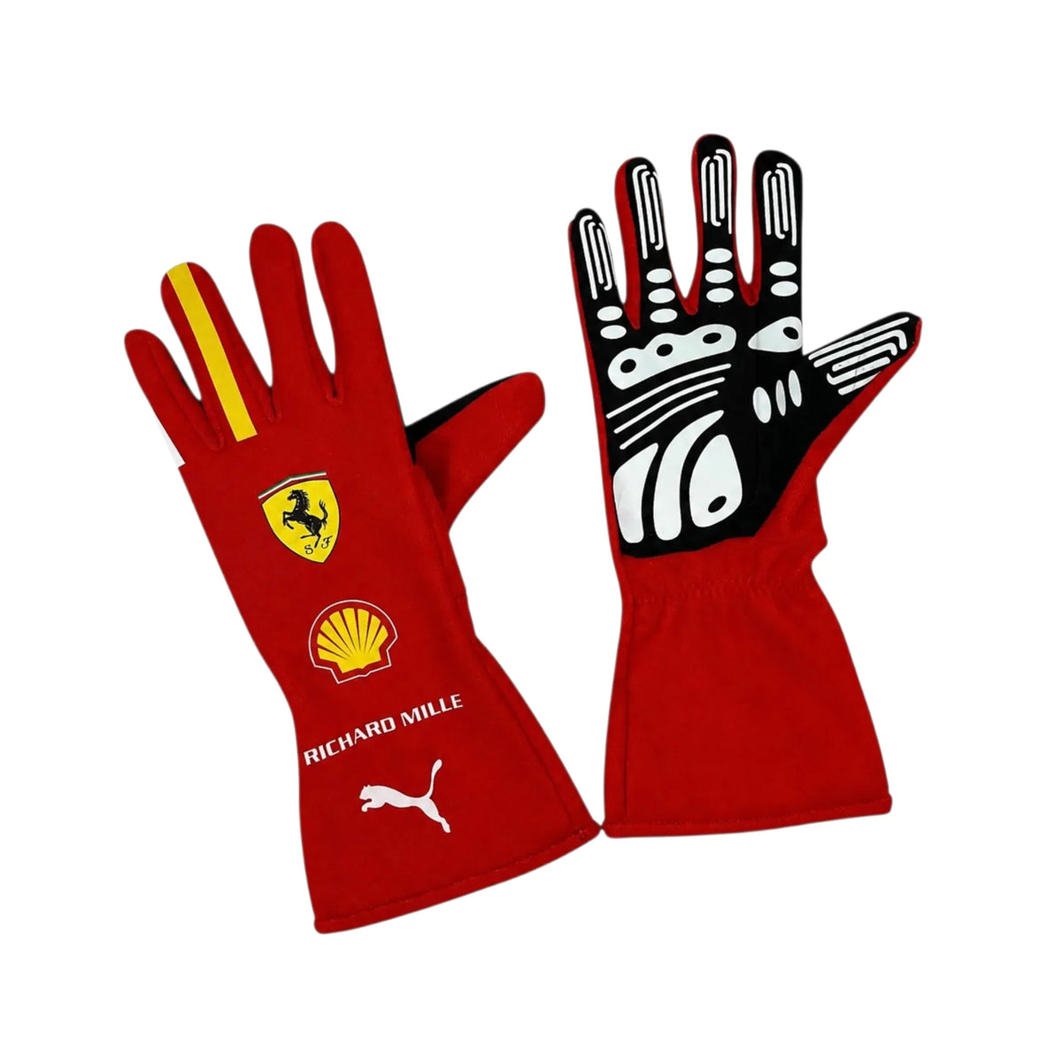 Charles Leclerc 2024 Ferrari F1 Racing Gloves - Reaxion Racegear image 1