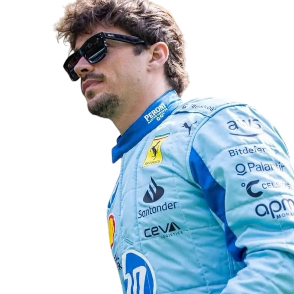Charles Leclerc 2024 Ferrari Miami GP F1 Race Suit - Reaxion Racegear image 4