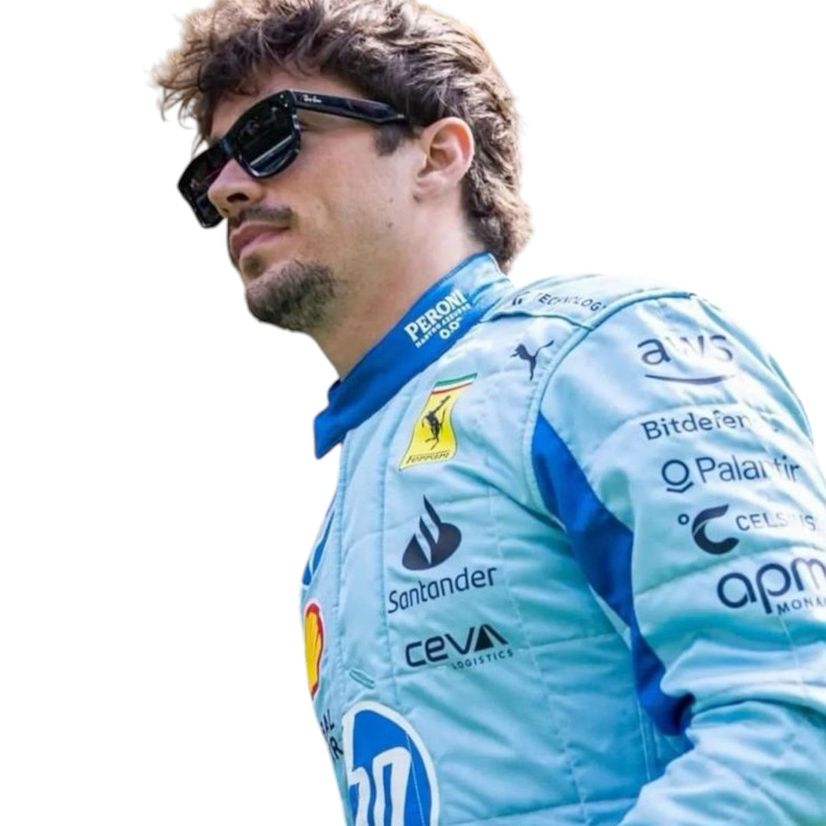 Charles Leclerc 2024 Ferrari Miami GP F1 Race Suit - Reaxion Racegear image 4