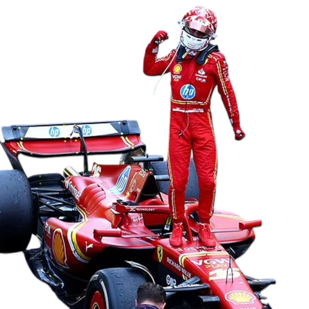 Charles Leclerc 2024 Ferrari Monaco GP F1 Race Suit - Reaxion Racegear image 1