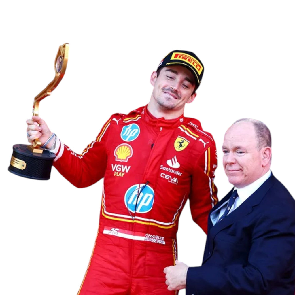 Charles Leclerc 2024 Ferrari Monaco GP F1 Race Suit - Reaxion Racegear image 3