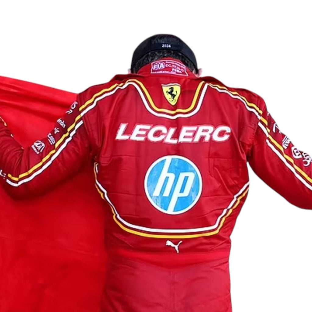 Charles Leclerc 2024 Ferrari Monaco GP F1 Race Suit - Reaxion Racegear image 7