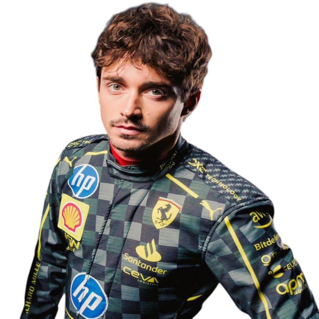 Charles Leclerc 2024 Ferrari Monza GP F1 Race Suit - Reaxion Racegear image 2